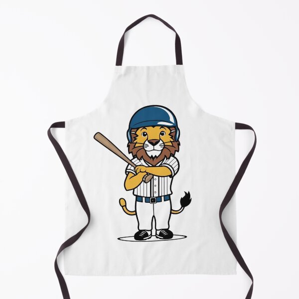 Item preview, Lion Playing Baseball designed and sold by Majestic Paws.