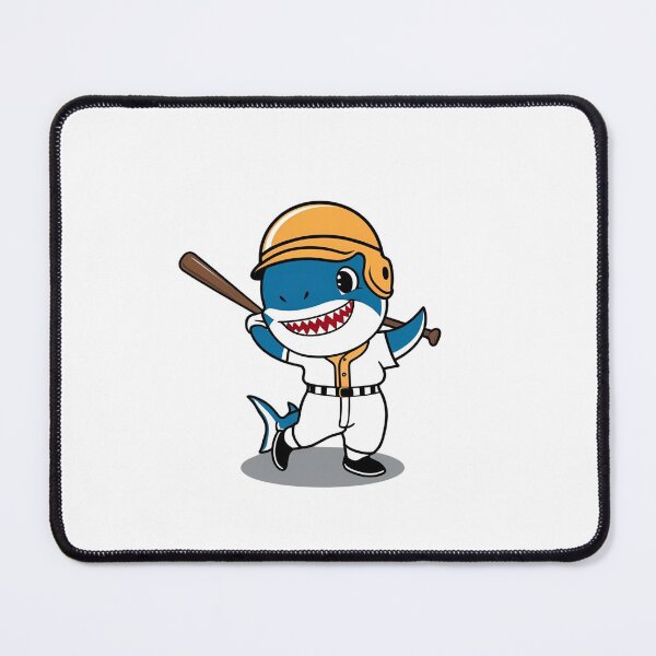Item preview, Shark Playing Baseball designed and sold by Majestic Paws.