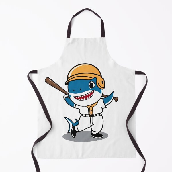 Item preview, Shark Playing Baseball designed and sold by Majestic Paws.