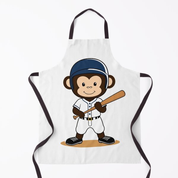 Item preview, Monkey Playing Baseball designed and sold by Majestic Paws.