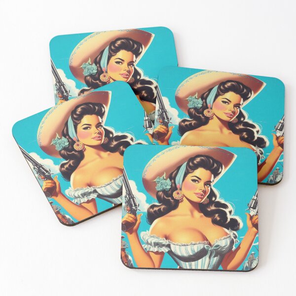 Item preview, Western Pinup designed and sold by PulpVintage.