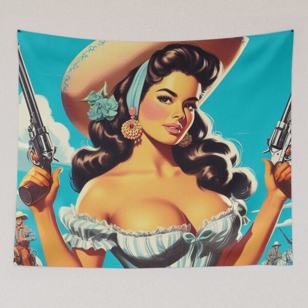 Item preview, Western Pinup designed and sold by PulpVintage.