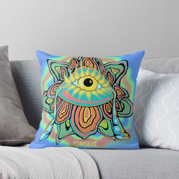 Item preview, Yoni Rainbow Flower Trip 3/6 (blue vignette) | Yonis Eye | Frisoli designed and sold by Alexandria Frisoli.
