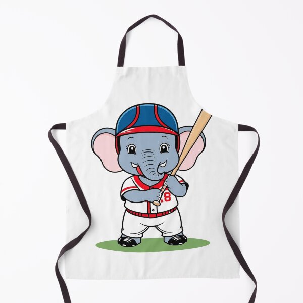 Item preview, Elephant Playing Baseball designed and sold by Majestic Paws.