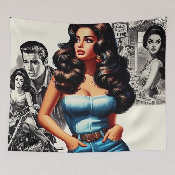 Item preview, Cute Model Pin-up designed and sold by PulpVintage.