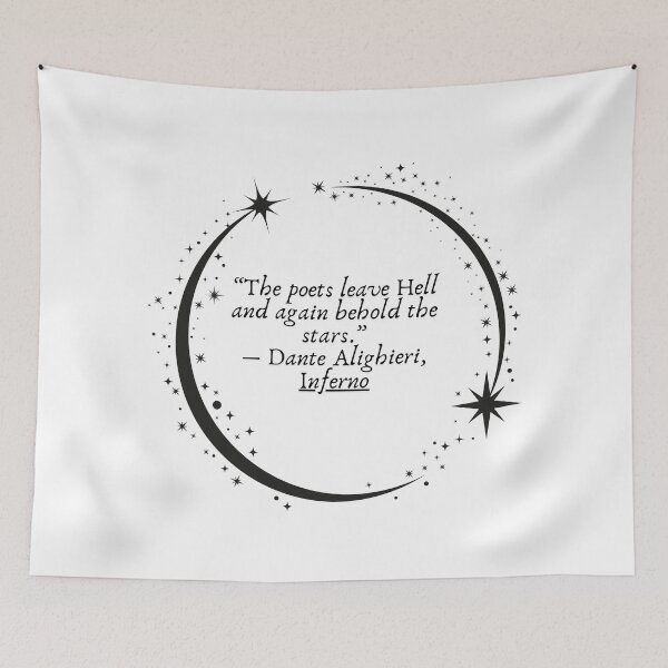 Item preview, “The poets leave Hell and again behold the stars.” ― Dante Alighieri, Inferno designed and sold by AngelicAdornments.