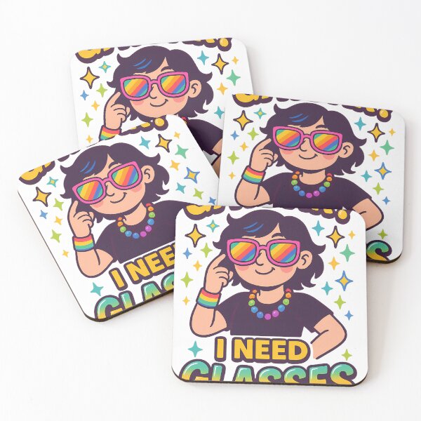 Item preview, Gaydar? I Need Glasses – Funny Queer Rainbow Design designed and sold by Haus Of Sin.