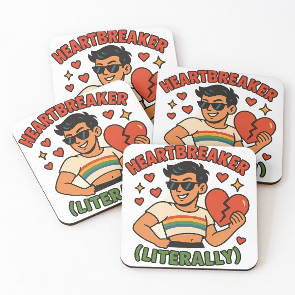 Item preview, Heartbreaker (Literally) – Queer Retro Pride Design designed and sold by Haus Of Sin.