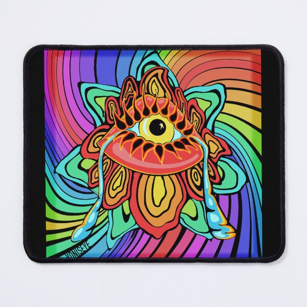 Item preview, Yoni Rainbow Flower Trip 6/6 (vibrant/bold background) | Yonis Eye | Frisoli designed and sold by Alexandria Frisoli.
