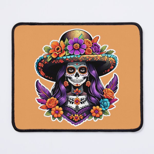 Item preview, Sugar Skull Catrina of Flowers designed and sold by RNphoto.