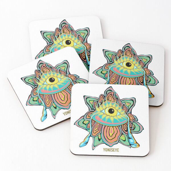 Item preview, Yoni Rainbow Flower Trip 0/6 (white background) | Yonis Eye | Frisoli designed and sold by Alexandria Frisoli.