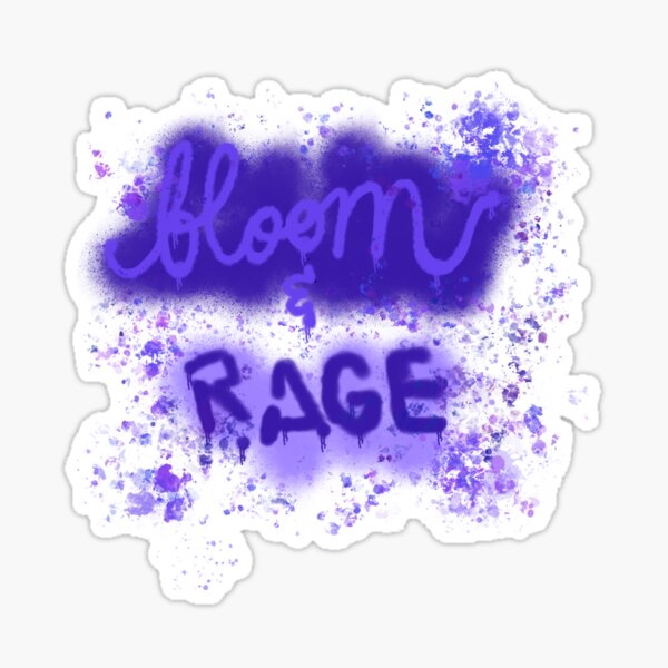 Artikel-Vorschau von Bloom & Rage Band-Poster, designt und verkauft von MotleyCrafts.