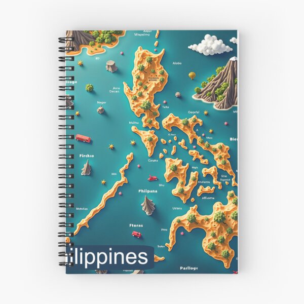 Item preview, Philippines Topography Map designed and sold by nhk999.
