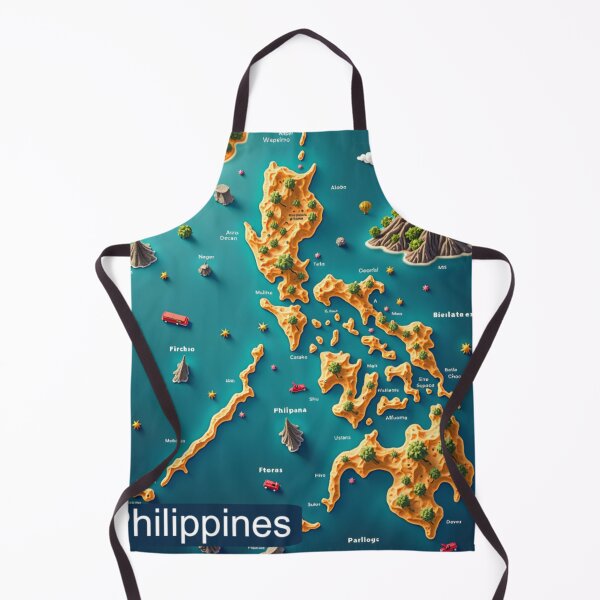 Item preview, Philippines Topography Map designed and sold by nhk999.