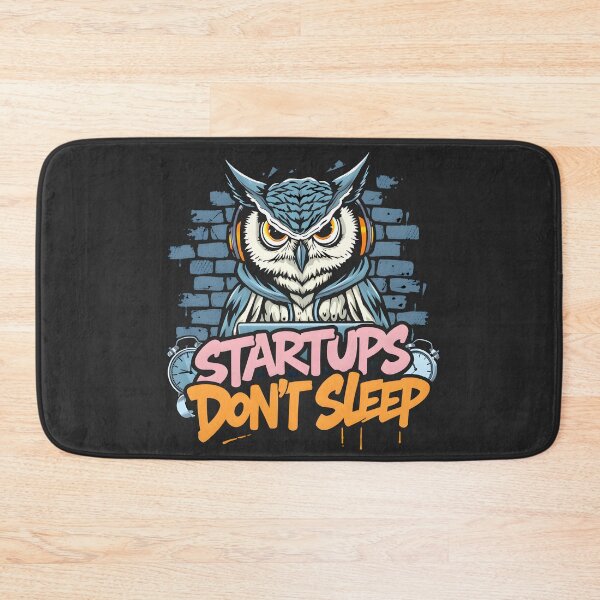 Item preview, Startups Dont Sleep Owl Design designed and sold by FoxyJags.