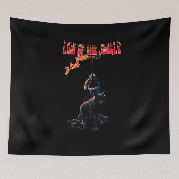 Item preview, Law of the Jungle - Grim Reaper & Wolf Design designed and sold by ninetyninedesignsart.