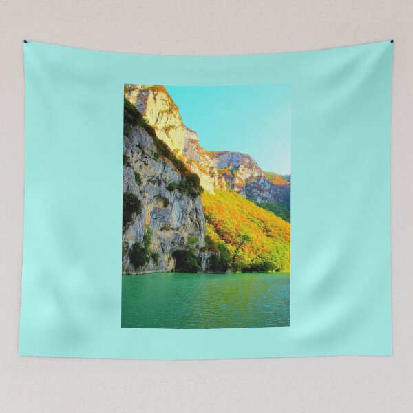 Item preview, Scene from Gola del Furlo with promontories designed and sold by Kristina Drozd.