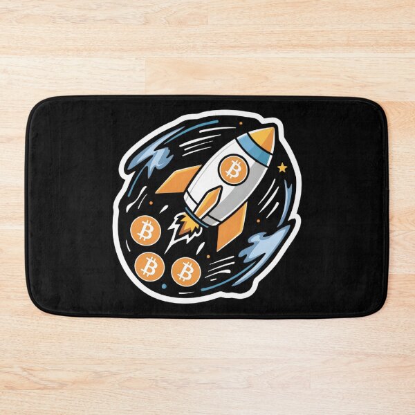 Item preview, Bitcoin Rocket designed and sold by RadDeck.