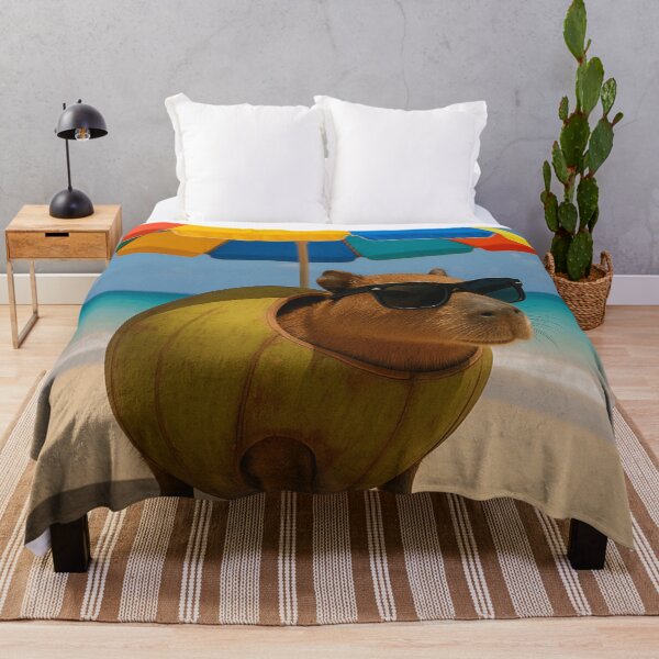 Item preview, Tropical Coconut Capybara designed and sold by artes-lunares.