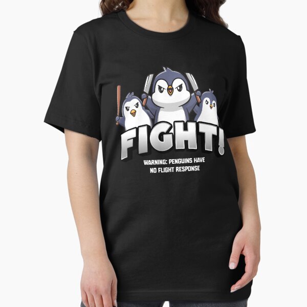 Item preview, Penguins don't have a flight response (on dark colors) designed and sold by messy-nessie.