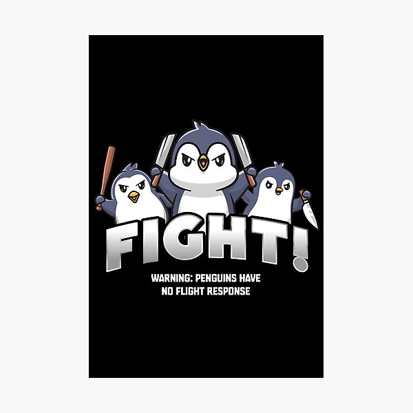 Item preview, Penguins don't have a flight response (on dark colors) designed and sold by messy-nessie.