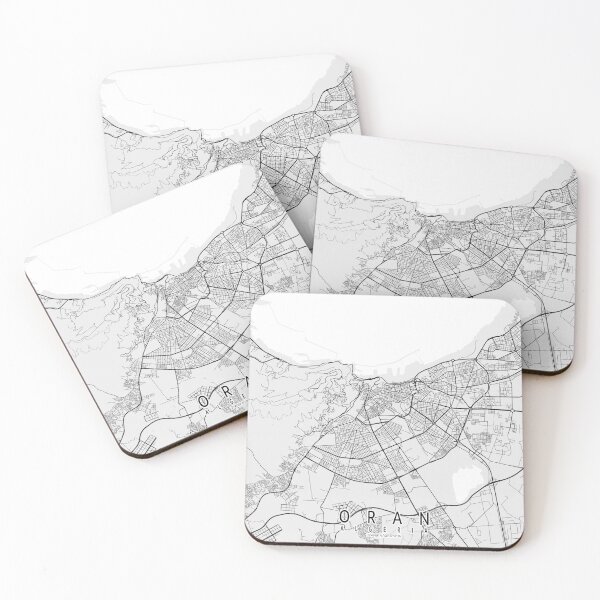 Item preview, Oran City Map of Algeria - Light designed and sold by deMAP.