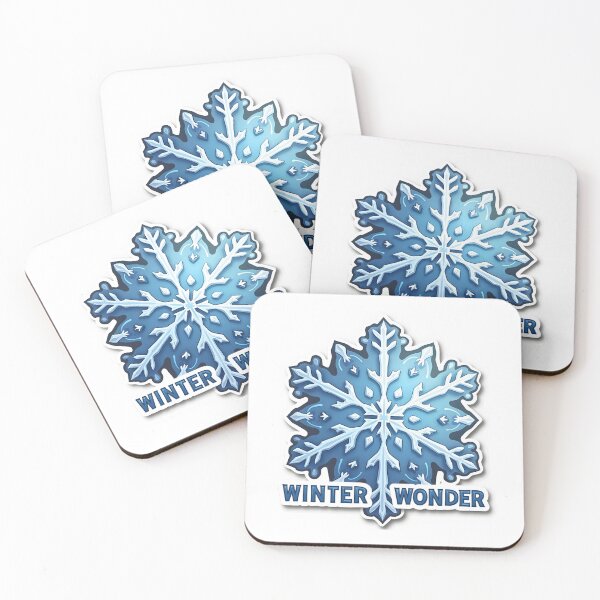 Item preview, "Winter Wonder" Snowflake Digital Art Print - Enchanting Ice Crystal Illustration designed and sold by www.contentcraze.in.