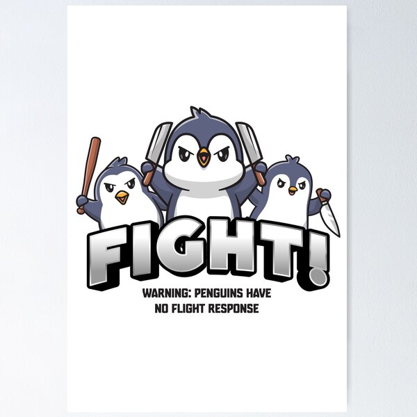 Item preview, Penguins don't have a flight response (on light colors) designed and sold by messy-nessie.