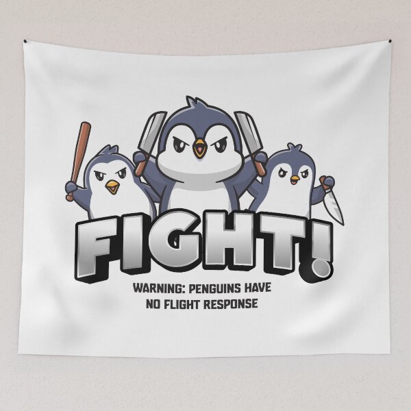 Item preview, Penguins don't have a flight response (on light colors) designed and sold by messy-nessie.