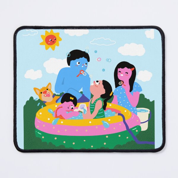Item preview, FILIPINO FAMILY SWIMMING POOL TABO SHOWER CURTAIN designed and sold by aydapadi.
