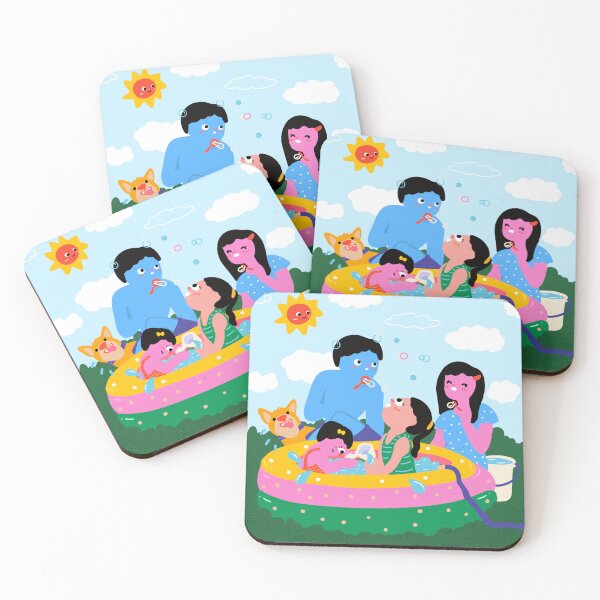 Item preview, FILIPINO FAMILY SWIMMING POOL TABO SHOWER CURTAIN designed and sold by aydapadi.