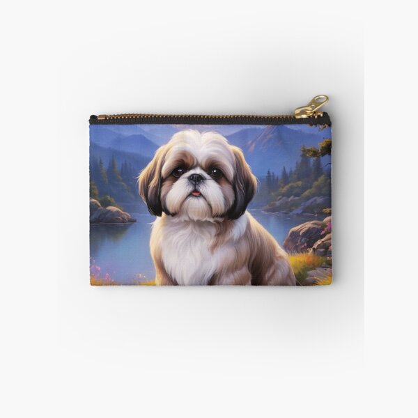 Item preview, Sunset Shih Tzu Dog Mountain Landscape designed and sold by ChaosReigns91.