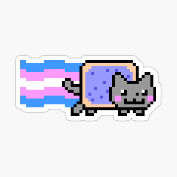 Artikel-Vorschau von Transgender Pride Nyan Cat, designt und verkauft von RexGrounds05.