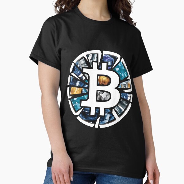 Item preview, BTC Minimal Logo Tee Perfect for Crypto Enthusiasts designed and sold by RadDeck.