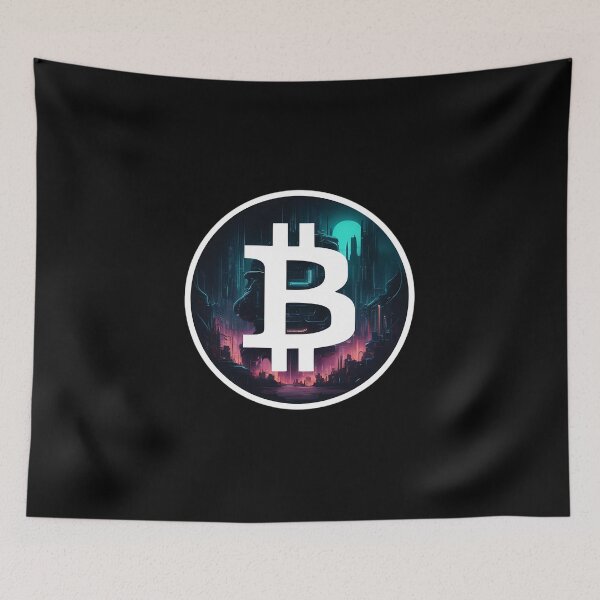 Item preview, Bitcoin Line Design Modern Crypto Wear for HODLers designed and sold by RadDeck.
