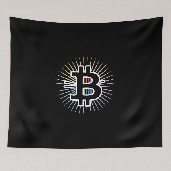 Item preview, Minimal BTC Logo Tee Streetwear for Bitcoin Believers designed and sold by RadDeck.