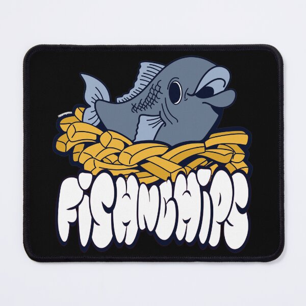 Item preview,   Fish N' Chips  designed and sold by Bad Signal Studios .