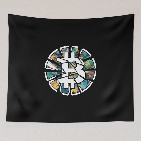 Item preview, Minimal Crypto Symbol Tee Bitcoin Street Style designed and sold by RadDeck.