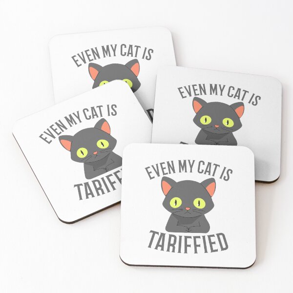 Item preview, Even My Cat is Tariffied designed and sold by 87-Aesthetics.