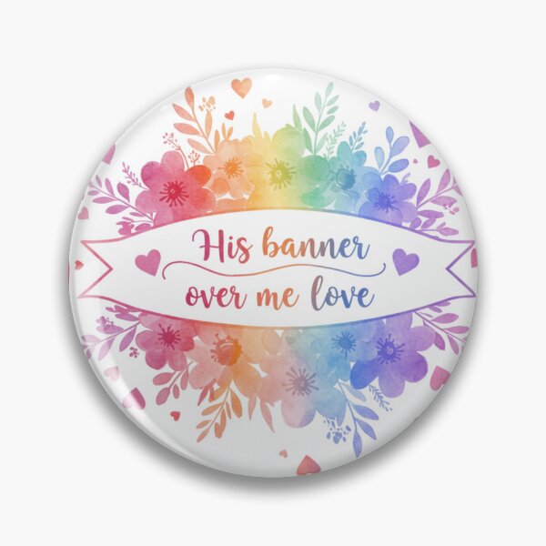 Item preview,  His Banner Over Me Love designed and sold by Faithloveshop.