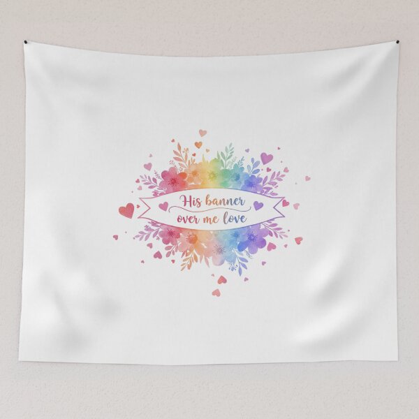 Aperçu de l'œuvre Sa bannière sur moi, l'amour créée et vendue par Faithloveshop.