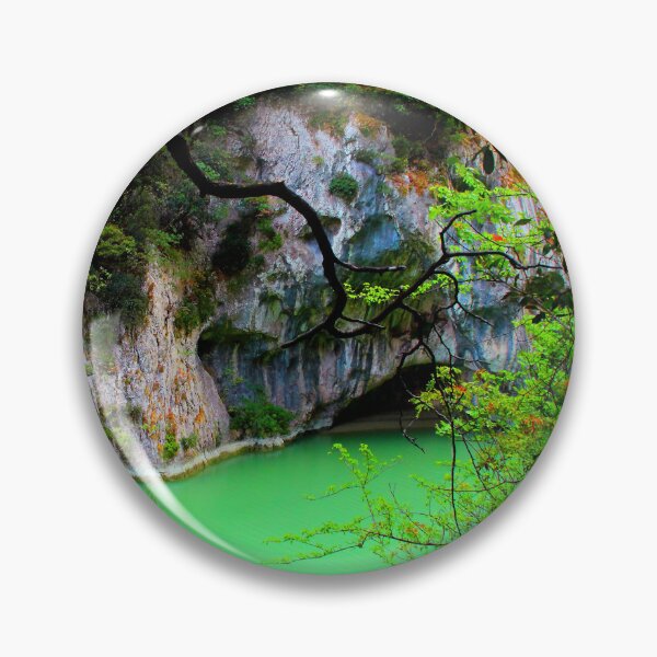 Item preview, View from Gola del Furlo with Candigliano river and foliage designed and sold by Kristina Drozd.
