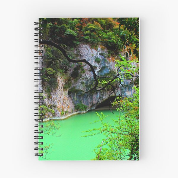 Item preview, View from Gola del Furlo with Candigliano river and foliage designed and sold by Kristina Drozd.