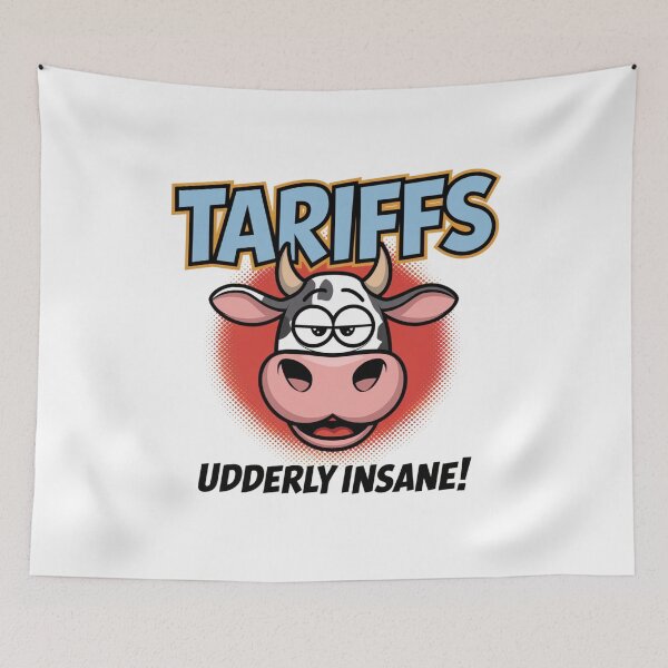 Item preview, Tariffs, Insane, Trump, Stupid, politics, funnyfits70, Humor, Funny, retro, vintages, funny quotes, animal humor, designed and sold by FunnyFits70.