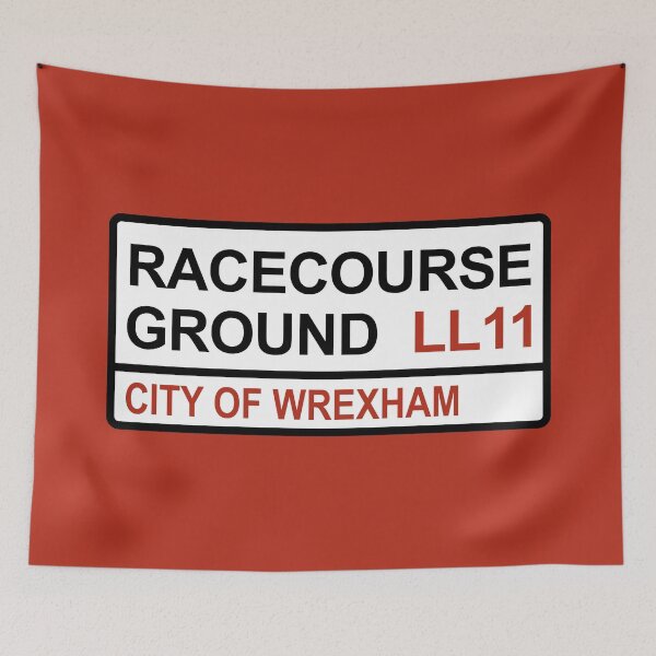 Item preview, Wrexham Racecourse Ground Iconic Street Sign designed and sold by DelfDesign.