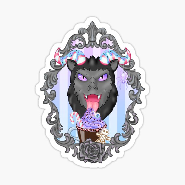 Artikel-Vorschau von Krampus Pfefferminz Mokka (Pastell Gothic), designt und verkauft von Miss Lunaria.