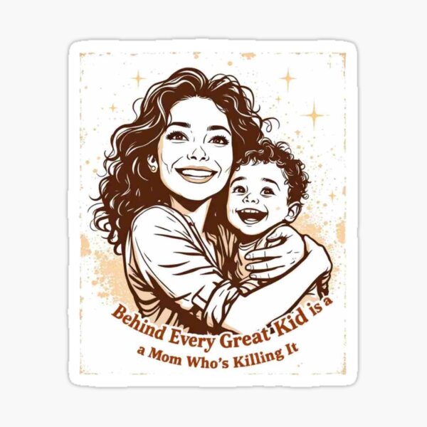 Item preview, Behind Every Great Kid Is A Mom Who's Killing It designed and sold by V-A-ANT.