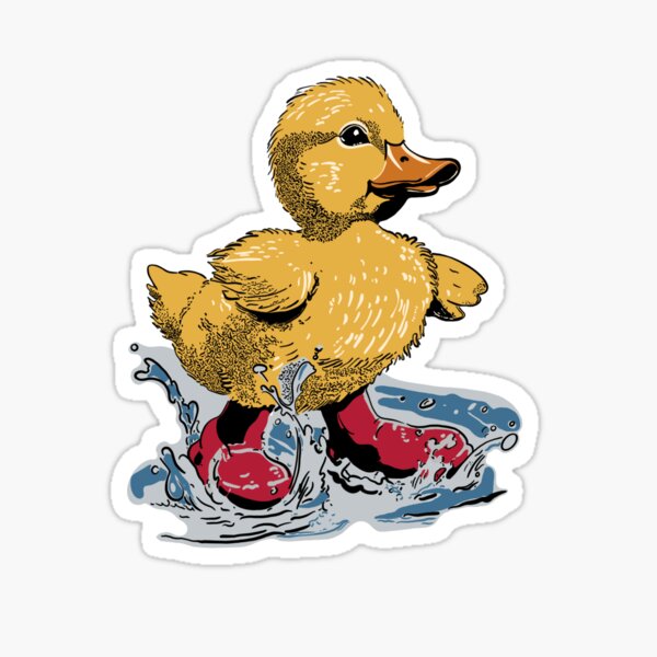Vista previa del artículo con la obra «Patito de goma», diseñado y vendido por tamaraboucher.