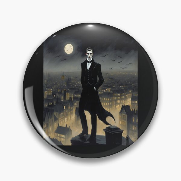 Item preview, "Charming Dark Vintage Vampire: Gothic Mystery and Charisma" designed and sold by Artisticanvas.