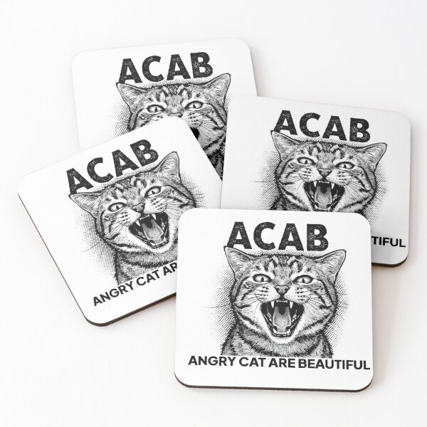 Item preview, ACAB: Angry Cat Are Beautiful 3.0 designed and sold by anuggra.